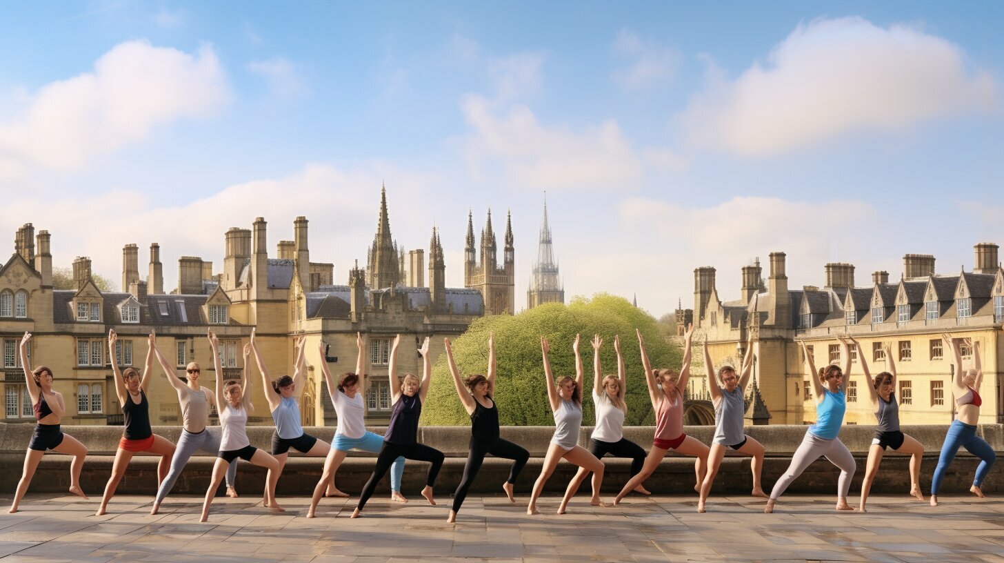 Where is yoga most popular in the UK?